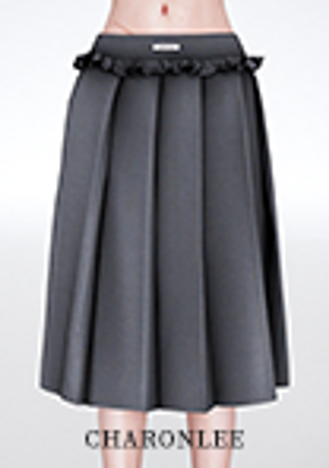 Crank Frill Pleats Midi Skirt | Patreon