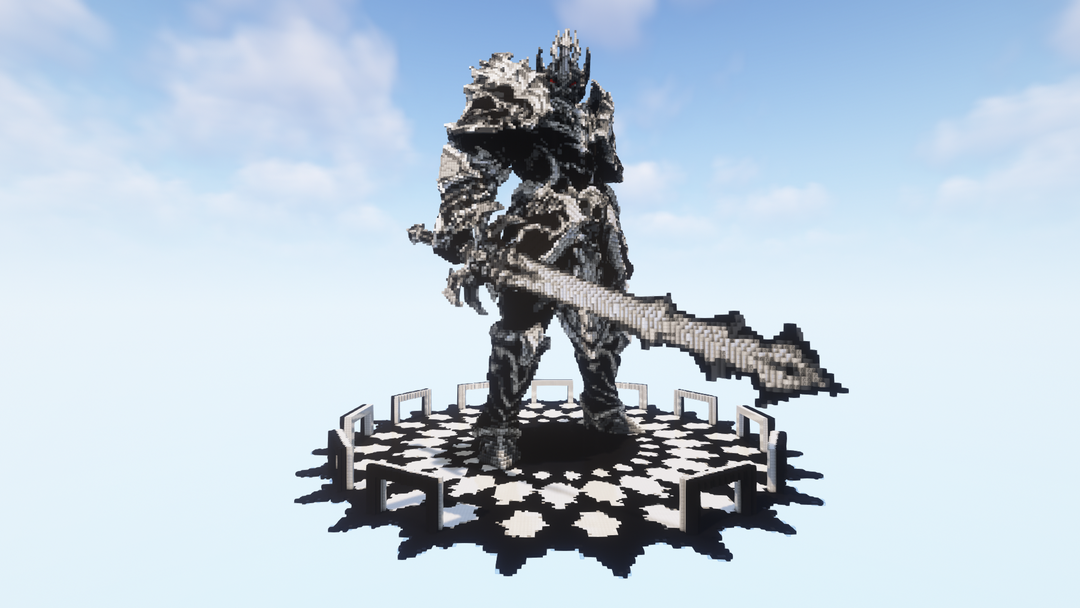 Minecraft Cronos Knight Statue, For God Level Members | Patreon