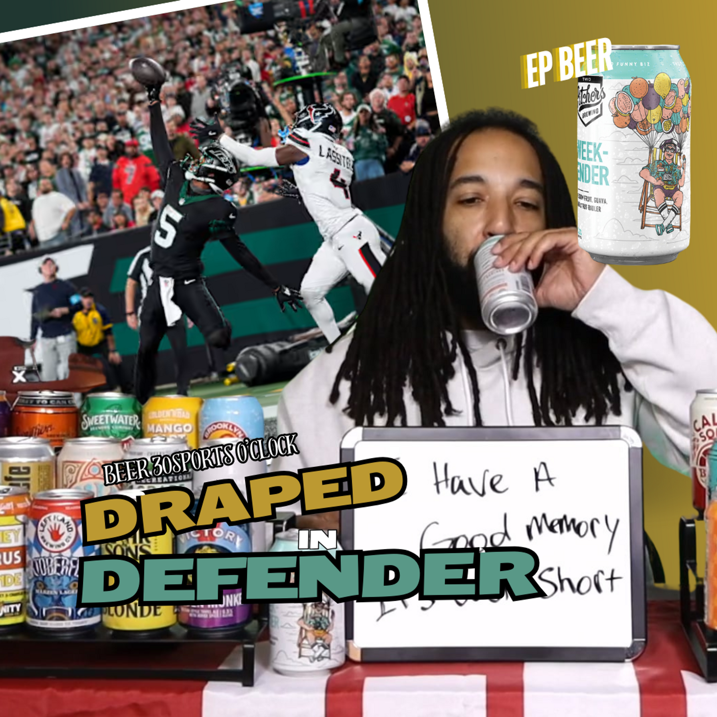 Draped in Defender episode artwork