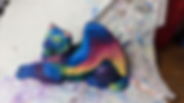 Rainbow wolf and update! 