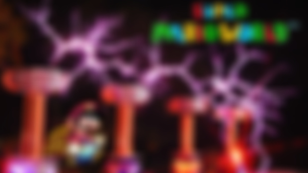 Super Mario World CASTLE,  but with TESLA COILS