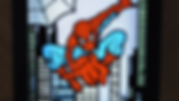 New Spiderman Stained Glass Design