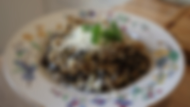 #100 - BLACK TRUMPET MUSHROOM RISOTTO