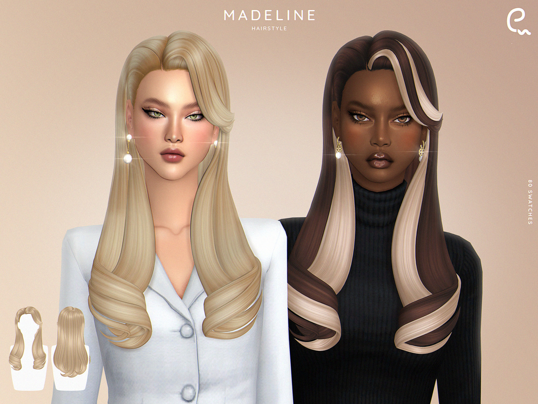 Sims 4 Long Hair CC That you need for your Sims