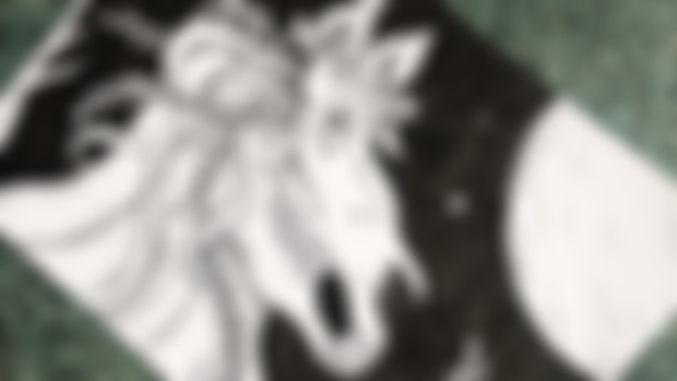 SkullsandSheets Charity Auction piece (Mari Lwyd)