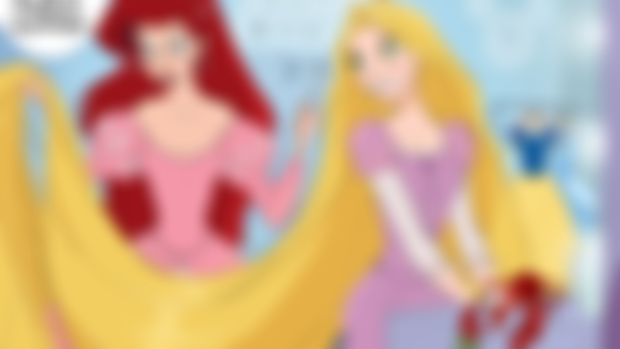 Ariel and Rapunzel! 🌊🌼