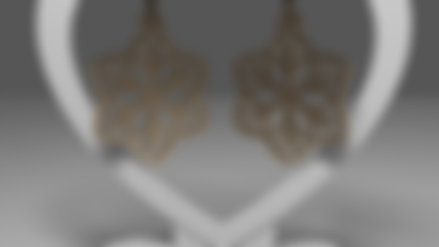 Flower earrings