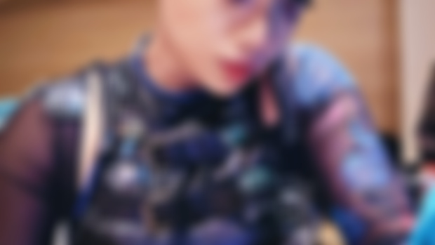 Out of cosplay Cyberpunk Jinx