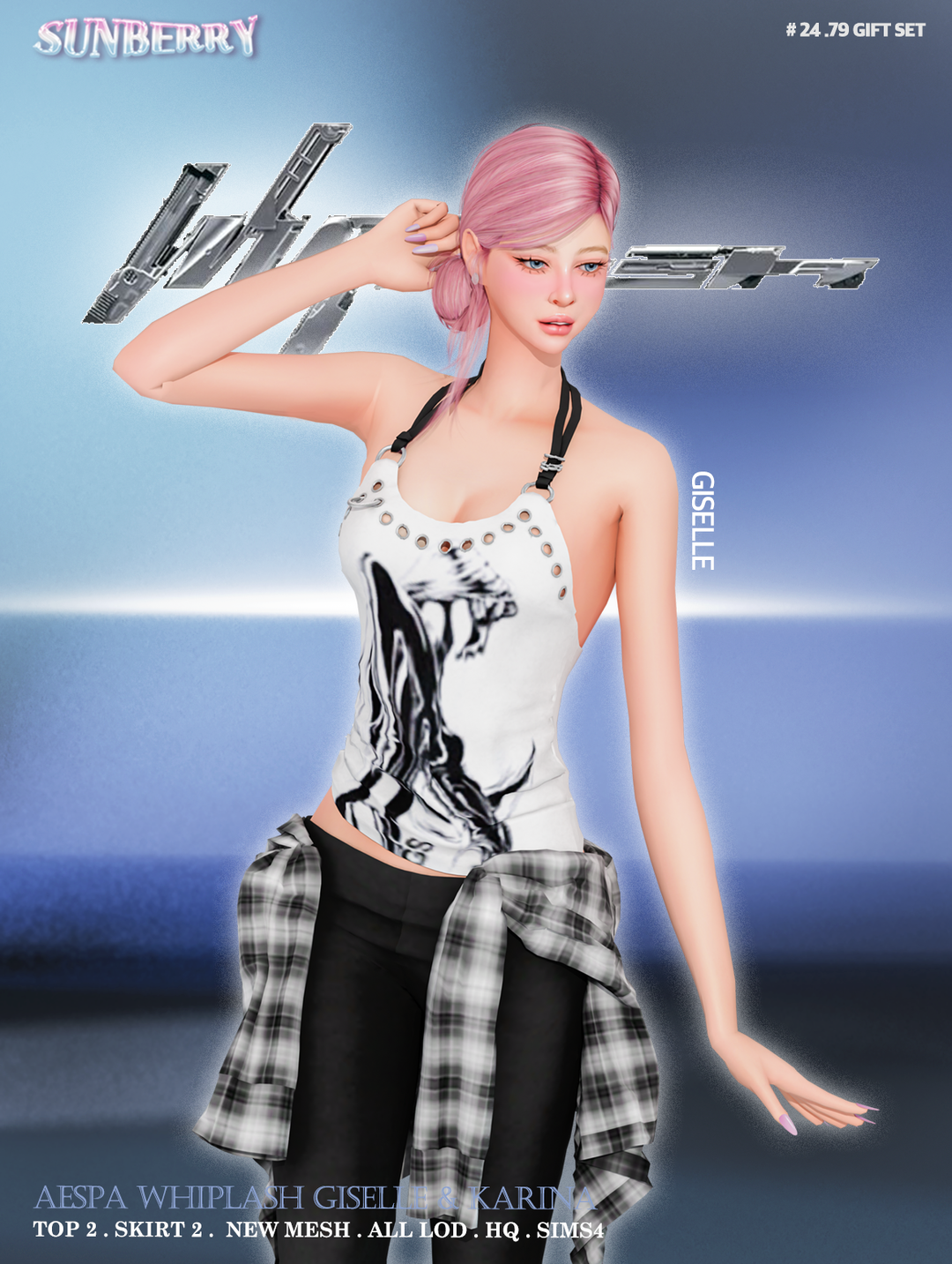 SUNBERRY]#24.79🎁GIFT SET_ AESPA Whiplash GISELLE & KARINA(Early