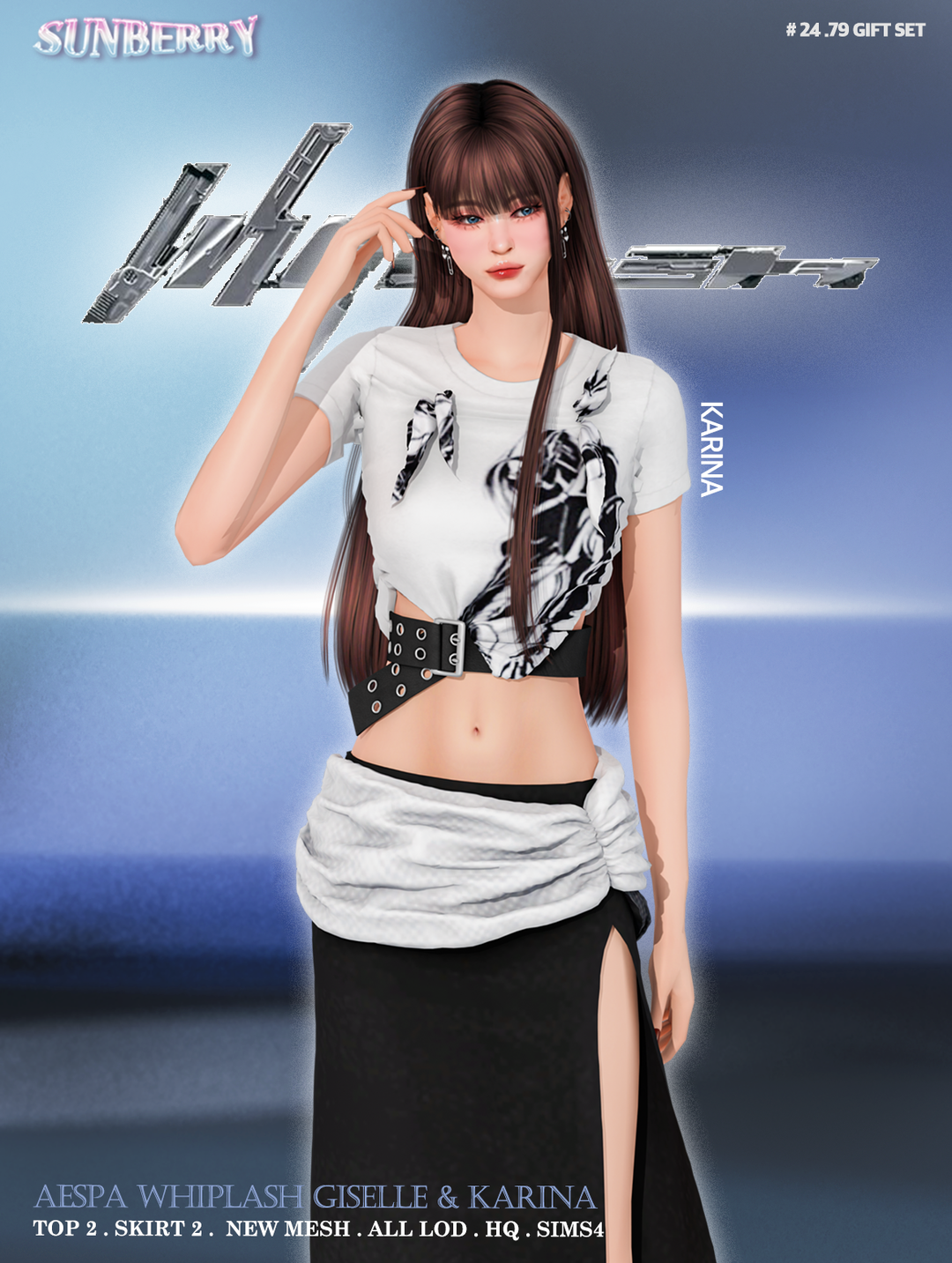 SUNBERRY]#24.79🎁GIFT SET_ AESPA Whiplash GISELLE & KARINA
