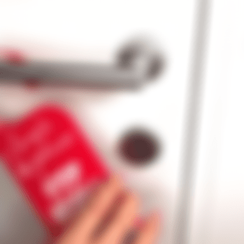 FREE!  Santa Stop Here Door Hanger + Custom Name