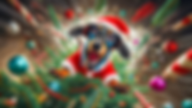No Christmas Tree Is Safe from Doxie Din! [Ad-free][Compilation]