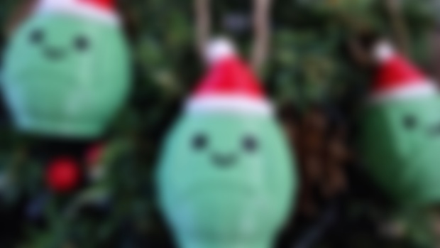 Kawaii Brussel Sprout Tree Decoration