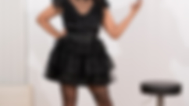 [3 PHOTOS] Black gothic mini dress 🖤