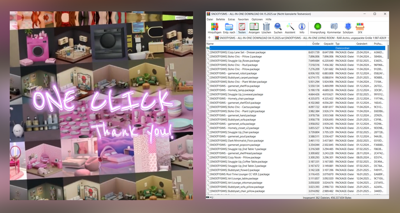 Pink Power Clutter Set | Patreon