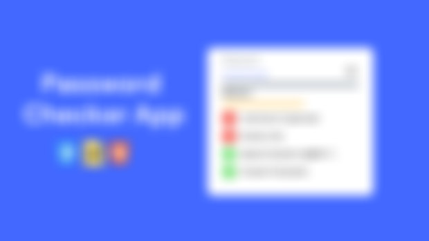 Password Checker Using html css & Js