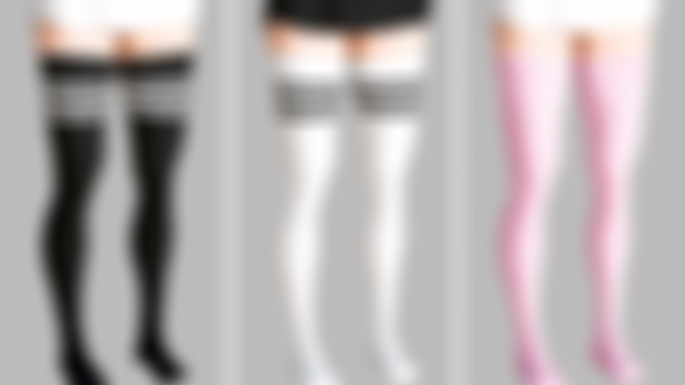 Ribbed Thigh-Highs - Striped & Plain
