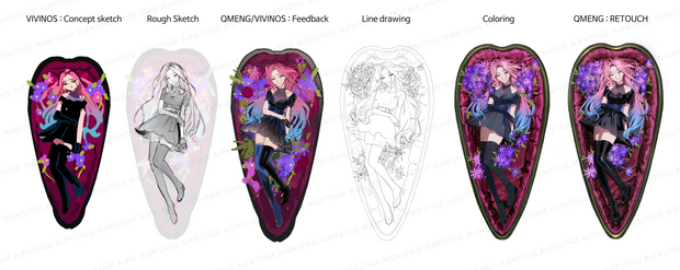 ABOUT <ALIEN STAGE : Drowing Bloom> ILLUSTRATION | Patreon