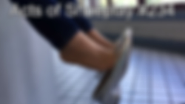 Acts of Shoeplay #234 - Shoeplay and Shoeless at the Post Office