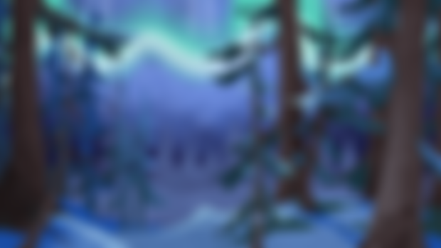 It’s the ice kingdom in the snow!