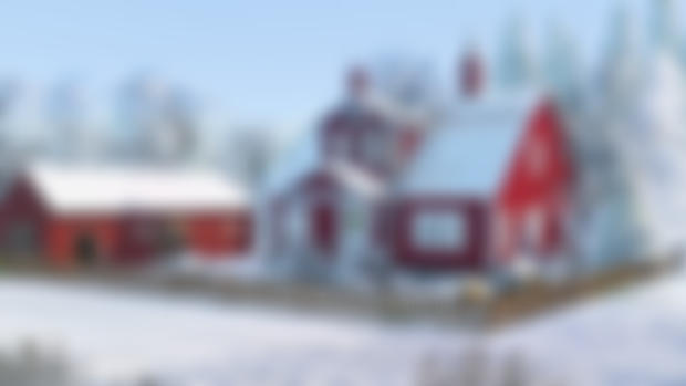 Snowy christmas