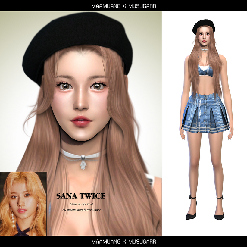 SANA - TWICE | Sims dump [Preview] #173 | Patreon