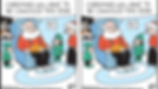 Find 6 of the 7 differences and hope you had a Merry Christmas, to those who celebrate