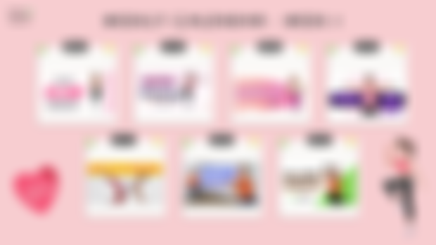 Workout Calendar  - Week 1