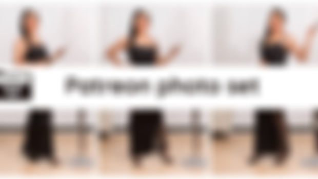 [WeTransfer] Black maxi dress for a NYE party