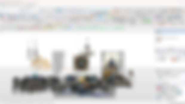 free sketchup model set living 02