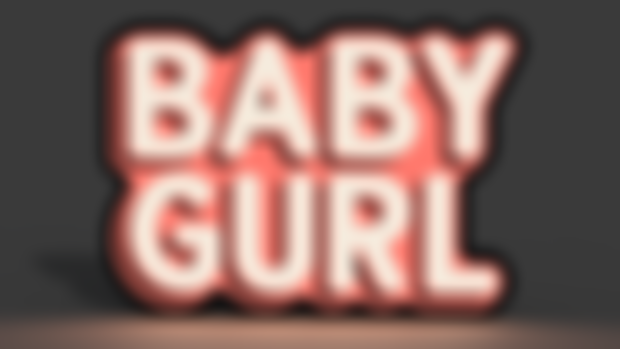 Baby Gurl Lightbox LED Lamp
