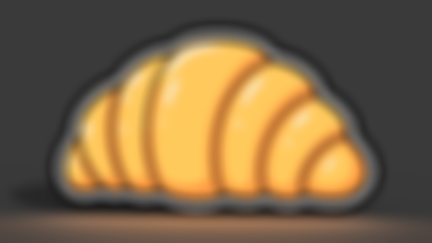 Croissant Lightbox LED Lamp