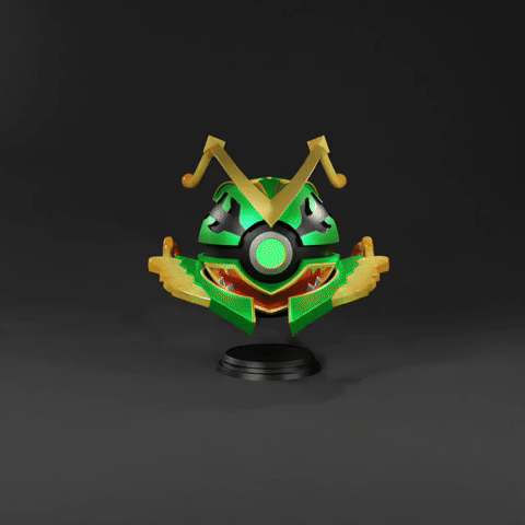 Mega rayquaza pokeball