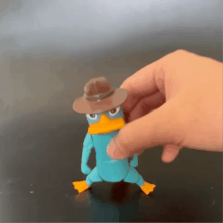 Perry the Platypus Flexible, articulated
