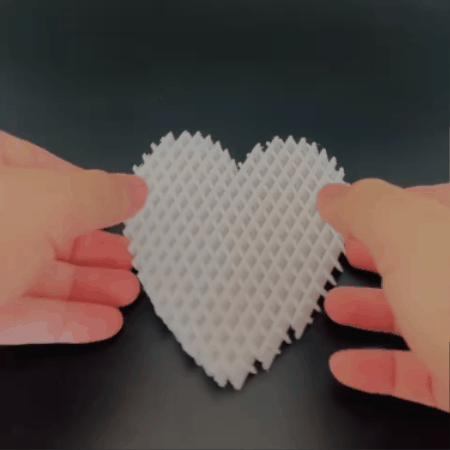 Morf worm fidget toy - Heart