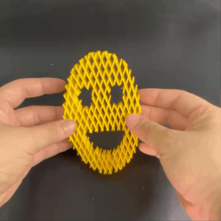 Morf worm fidget toy - Smile - Smiley face