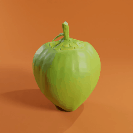 Coconut- High detail - 3mf Multicolor