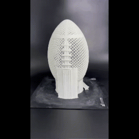 Airless Rugby ball - Football - STL & 3mf Multicolor