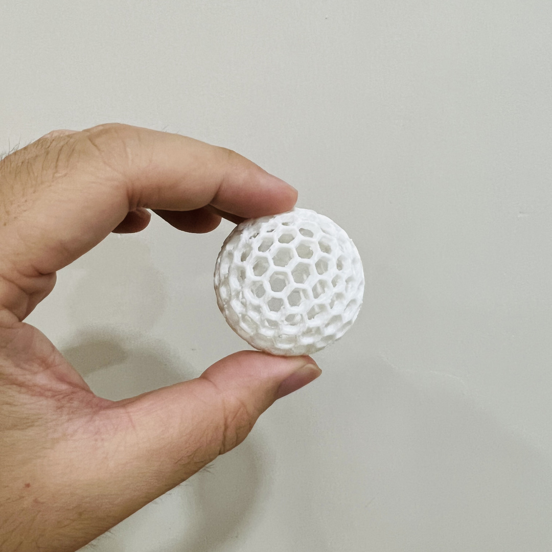 Airless table tennis ball - ping pong - STL & 3mf with support