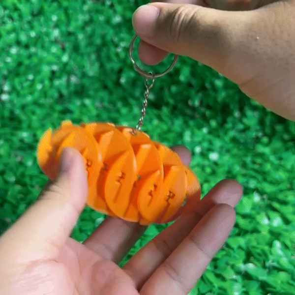 Morf worm fidget toy keychain - Sphere
