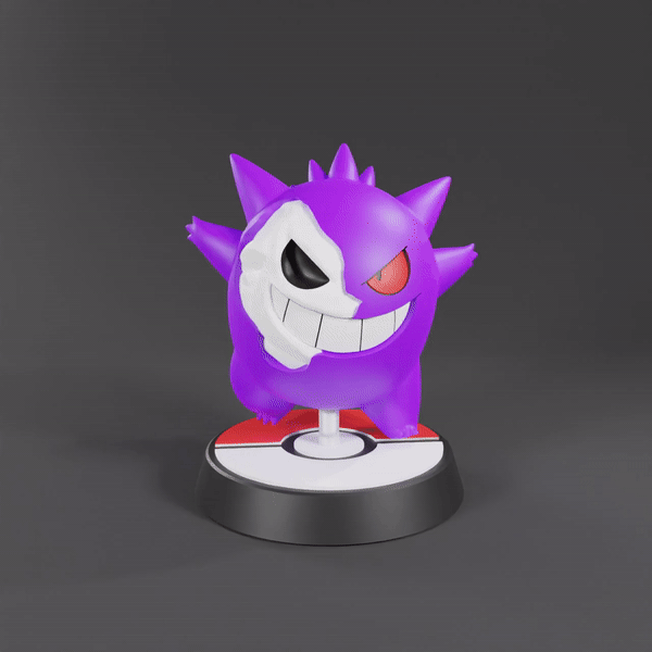 POKEMON GENGAR SKELETON - WALL DECOR VERSION