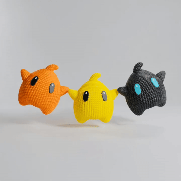 Luma star crochet - knitted - super mario (Multicolor)