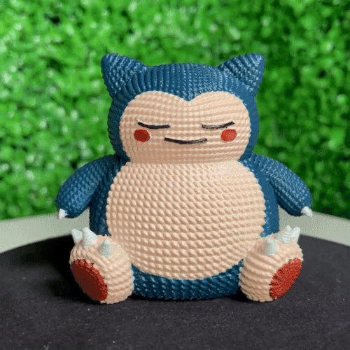 Pokemon Snorlax Crochet Knitted - STL & 3mf Multicolor