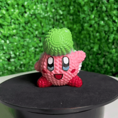 Kirby Yoshi Crochet Knitted - STL & 3mf Multicolor