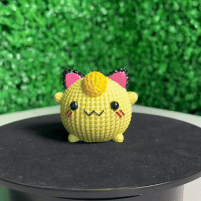 Pokemon Meowth Crochet Knitted - STL & 3mf Multicolor