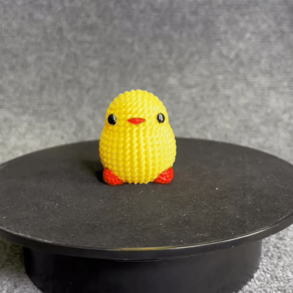 Cute Chicken Crochet Knitted - STL & 3mf Multicolor