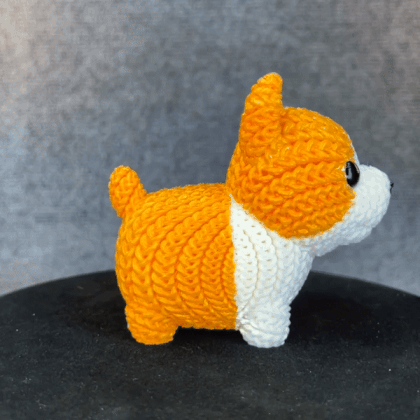 Corgi Dog Crochet - Knitted - Multicolor