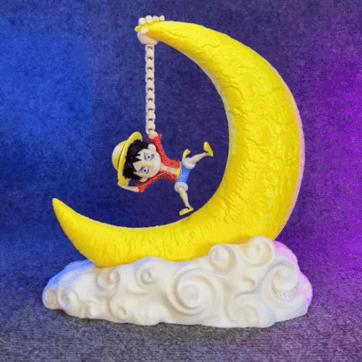 Luffy Moon Flexi Lamp - One Piece - Multicolor