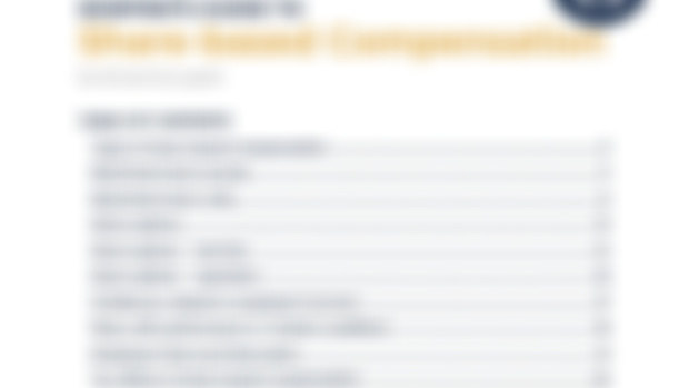 Free Guide to Share-based Compensation!