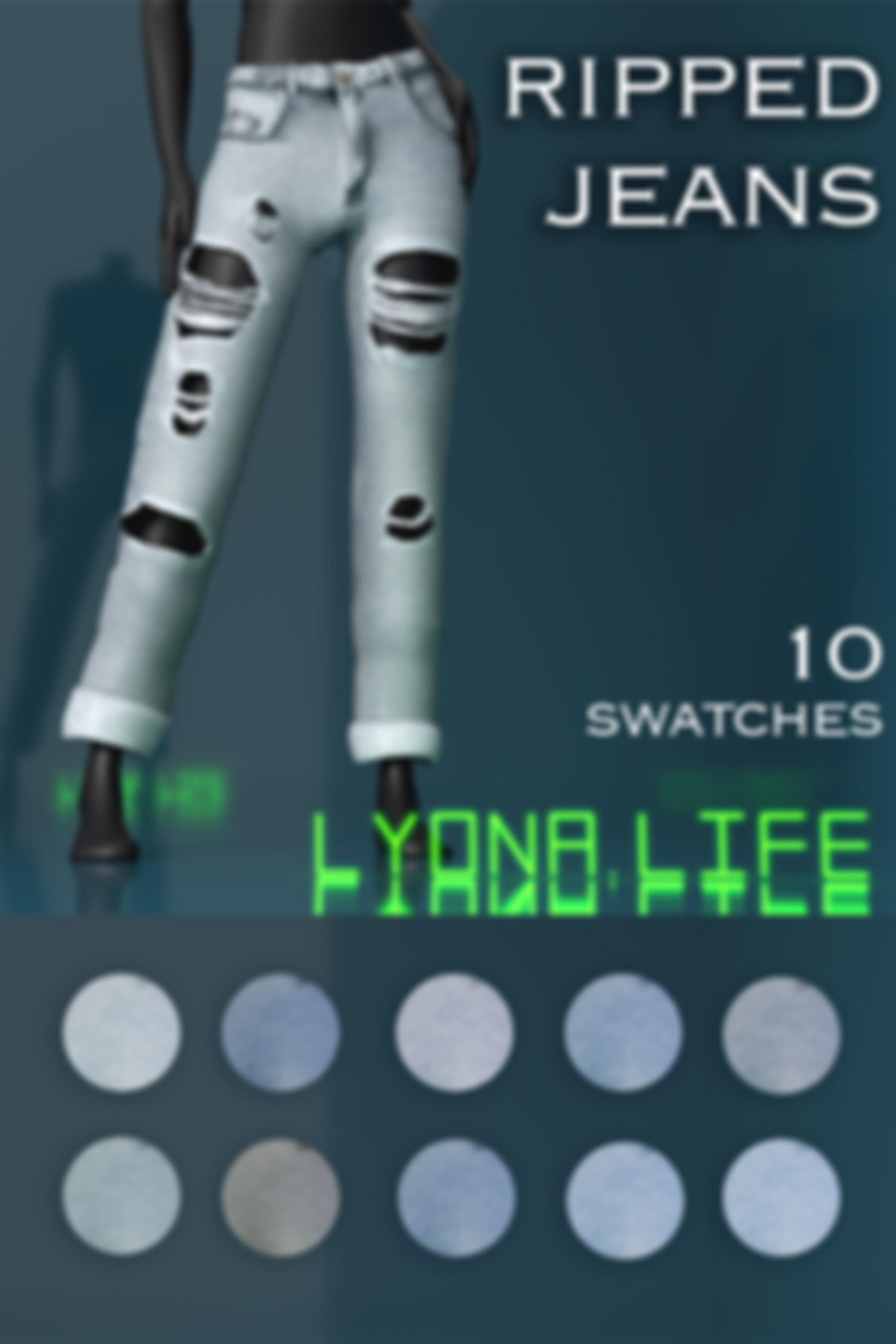 Sims Ripped Jeans |cc| Patreon